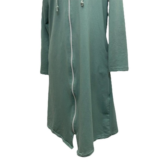 Allday Charm Green Hooded Full Zip Track Suit Jacket Sweater - Picture 4 of 11